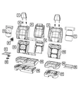 Genuine Mopar Rear Seat Armrest 7JC361D4AA. Fixed Price $724.50.