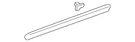 Genuine Honda Protector L Front Door 75322-S0X-A01. Fixed Price $39.55.
