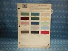 1960 Rambler Original Dupont Paint Color Chip Chart - 2 Pages. Fixed Price $10.99.