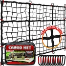 Premium 4'X6' Heavy Duty Cargo Net Stretches To 8' 4&APOS;X6&APOS;, Black. Fixed Price $45.06.