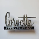 Original Gm Corvette Sting Ray 1966-67 Deck Emblem Rear Trunk Lid Hood # 3873776. Fixed Price $49.95.