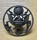 Military Cap Pin Badge/emblem WW11 Era U.s. Army Eagle Pluribus Unum. Fixed Price $9.99.