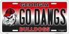 Hangtime - University Of Georgia (uga) 6 X 12, Red Black White. Fixed Price $15.49.