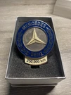 Vintage Mercedes-benz Badge Grill Emblem 250000 Km. Fixed Price $230.00.