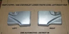 1936 Chevrolet Lower Front Cowl. #57PR. Left/right Pair For Cars. Ems Auto. Fixed Price $306.00.