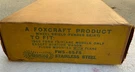 Nos Foxcraft Rear Metal Fender Skirts - 1966 Plymouth Belvedere Stainless Steel. Fixed Price $249.00.