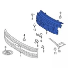 Genuine Ford Grille Reinforcement NL3Z-2616D673-B. Fixed Price $630.82.
