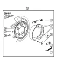 Genuine Mopar Parking Brake Adapter Assembly 52122237AA. Fixed Price $212.28.