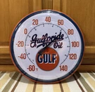 Gulf Thermometer Sign Gas Oil Garage Parts Tools Vintage Style Wall Decor. Fixed Price $45.00.