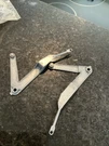 New 1955-1956 Chevy Defrost Levers 3135916-3135917 Lh Rh. Fixed Price $35.00.