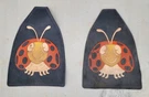 Pair Vintage Empi Lady Bug Front Floor Mats For Volkswagen Vw / Beetle. Fixed Price $99.00.