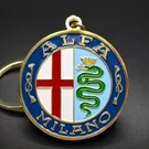 Alfa Romeo Badge Keychain Metal Emblem Vtg F1 Giulia Stelvio Competizione Gift. Fixed Price $18.80.