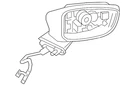 Genuine Mazda Mirror Outside GDDM-69-121. Fixed Price $202.05.