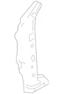 Genuine Nissan Hinge Pillar Reinforced 76260-6MG0A. Fixed Price $387.48.