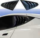 Yhcdsea For Tesla Model Rear Side Window Covers Glossy Carbon Fiber Pattern. Fixed Price $63.02.
