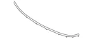 Genuine Nissan Seal To Cowl 66830-1HB2A. Fixed Price $58.99.