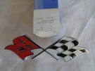 Nos 1958 1959 1960 Corvette Front Fender Cross Flags Emblem Gm 3767507 Oem New. Fixed Price $41.99.