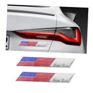 Dickno 2PCS American Flag 3D Metal Decal, Aluminum Alloy Car Emblem Strip. Fixed Price $10.26.