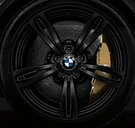 Bmw F10 M5 Oem 343M 20" X 10" Double Spoke Forged Rear Wheel Matte Black. Fixed Price $1399.95.