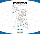 Mazda Guard Lh Rh Stone-rear GHK1-50-480 GHK1-50-490 Genuine. Fixed Price $343.00.