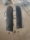 1957 1958 Mercury Rear Fender Shields / Cruiser Skirts Foxcraft Pair 60X14. Fixed Price $2500.00.