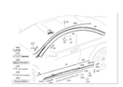 Genuine Mercedes-benz Strip 216-697-01-27. Fixed Price $20.35.