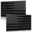 2 Pack 3D Metal Black American Flag Decal - Embossed Matte Deca.... Fixed Price $32.47.