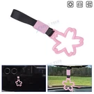 Pink Sakura Shaped Style Interior Exterior Car Bus Train Handle Ring Strap 1X. Fixed Price $8.95.
