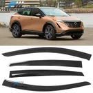 Fits 23-25 Nissan Ariya Tape-on Side Window Visors Vent Rain Guards Deflectors. Fixed Price $45.99.