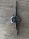 **vintage 1956 Pontiac Trunk Emblem Ornament Ring Bar Bezel # 521306. Fixed Price $250.99.