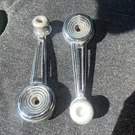 Pair Ford 1973-1979 Window Handles Oem D3AB-6523348-AA Bronco Fomoco Lot G. Fixed Price $34.96.