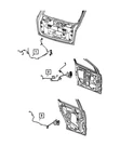 Genuine Mopar Rear Door Wiring Right 5267790AD. Fixed Price $12.83.