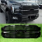 2024-2025 Ford F150 F-150 Platinum King Ranch Front Upper Grille Gloss Black. Fixed Price $258.00.