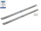 1968 Ford Mustang Coupe Fastback Door Sill Step Plates Emblems & Screws Pair. Fixed Price $114.95.