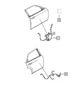 Genuine Mopar Front Door Wiring Left 68249663AC. Fixed Price $178.48.