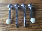 1940S Pontiac Oldsmobile Chevrolet Window Cranks & Door Handles Vtg Gm Interior. Fixed Price $100.00.