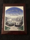 Rolls-royce Owners Club Rroc National Meet Newport 2003 Cherry Wood Plaque. Fixed Price $49.95.