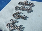71-76 Oldsmobile Ninety Eight Badge Emblem Trim Chrome 9858552 9858553. Fixed Price $24.75.
