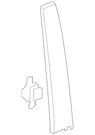 Genuine Honda Door Reveal Molding 72470-SZA-A01. Fixed Price $36.68.