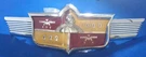 1949 50 Desoto Hood Emblem & Chrome Bezel Original Oem 1254985 Dg Rare Mopar. Fixed Price $200.00.