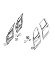 Genuine Mopar Door Module Left Front 68424183AC. Fixed Price $66.15.