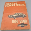 1974 Chevrolet Vega Service And Overhaul Shop Manual Oem Dealer St 300-74. Fixed Price $16.99.