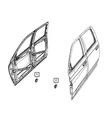 Genuine Mopar Door Module Left 68374089AG. Fixed Price $74.78.