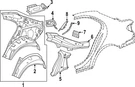 Genuine Mercedes-benz Body C-pillar 206-637-51-00. Fixed Price $157.72.