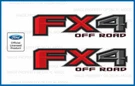 Pair 2016 Ford F150 FX4 Decals Stickers Truck Bed 4X4 Red FH5A0. Fixed Price $22.96.