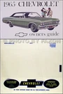 1965 Chevy Owners Manual With Envelope Impala Ss Caprice Bel Air Biscayne Guide. Fixed Price $27.00.