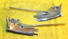1967 Mustang Gta Convertible Orig Lh+rh Top Latch Visor Brackets. Fixed Price $119.00.
