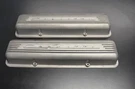 Original Pair 7-FIN Aluminum Valve Covers 1959-1967 Corvette Gm# 3767493. Fixed Price $230.00.