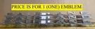(1) Ford Fairlane Circa '65 Front Fender Emblem C50B 16098 (X62. Fixed Price $24.00.