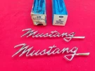 68 Nos Ford Pair Fender "mustang" Emblems Flawless C8ZZ 16098 Correct. Fixed Price $229.00.